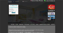 Desktop Screenshot of hotel-sableetsoleil.com
